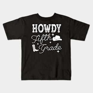 Fifth Grade Teacher  Western Kids T-Shirt